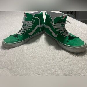 Green High8 Hightop Vans Men’s 14